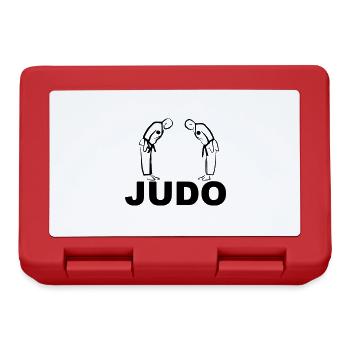 Judo - Boîte à goûter - rouge - Devant