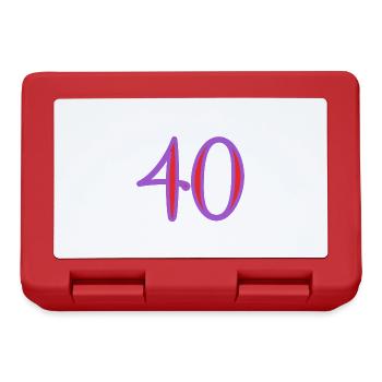 40 - Lunchbox - red - Front