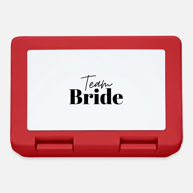 Team Bride - Brotdose - Rot