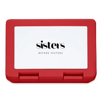 sisters before misters - Lunchbox - red - Front