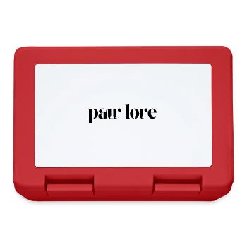 paw love - Lunchbox - red - Front