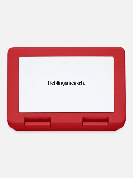 Lieblingsmensch - Brotdose - Rot