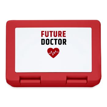 Future Doctor | Étudiant en médecine | Medical Student - Boîte à goûter - rouge - Devant
