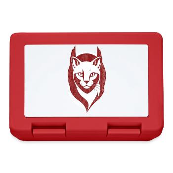 Cool Cat Logo Chaton Chaton - Boîte à goûter - rouge - Devant