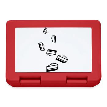Cake cheesecake - Lunchbox - red - Front