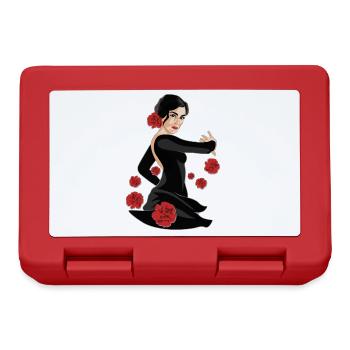 ŒILLETS DANSEUSE DE FLAMENCO - Boîte à goûter - rouge - Devant