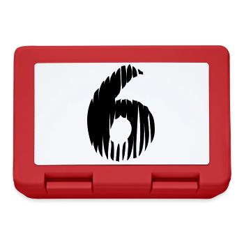 Maillot numéro 6 - Boîte à goûter - rouge - Devant