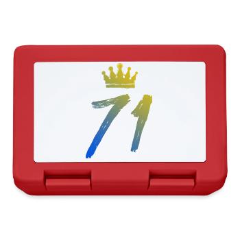 71 Number crown - Lunchbox - red - Front