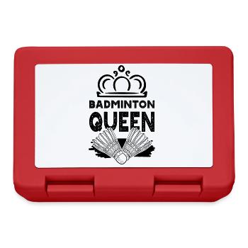 Badminton Queen - Lunchbox - red - Front