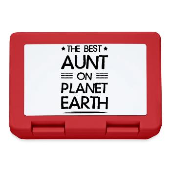 Best Aunt Saying - Lunchbox - red - Front