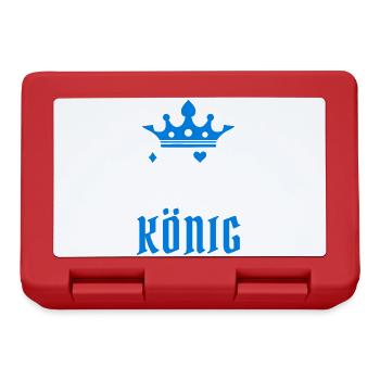 Jeu de cartes de joueur professionnel de jeu de casino Poker King - Boîte à goûter - rouge - Devant