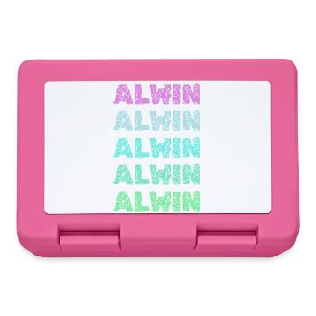 Alwin als Alwin - Brotdose - Pink - Vorne