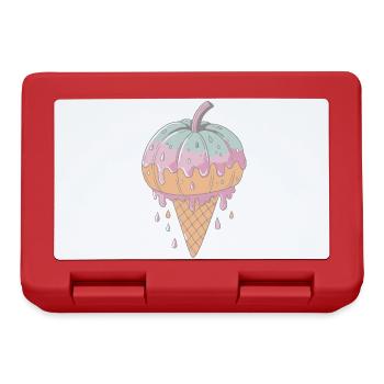 Delicate Pastel Drips Cornet - Lunchbox - red - Front