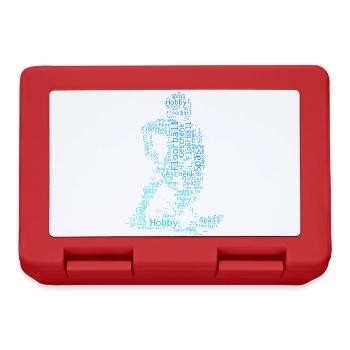 Floorball Graphics for Floorball - Lunchbox - red - Front