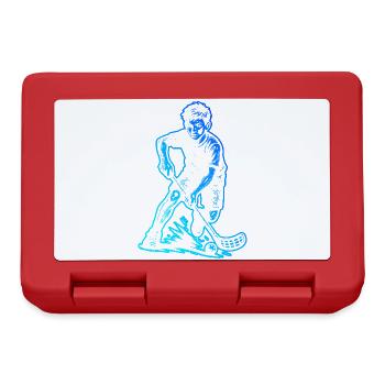 Super cadeau de floorball pour floorball - Boîte à goûter - rouge - Devant