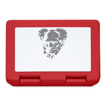 Life is Suffering: Schopenhauer Tee - Lunchbox - red - Front