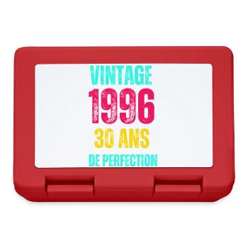 Vintage 1996: 30 Ans de Perfection - Boîte à goûter - rouge - Devant
