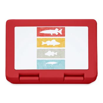 Angler Vintage - Lunchbox - red - Front