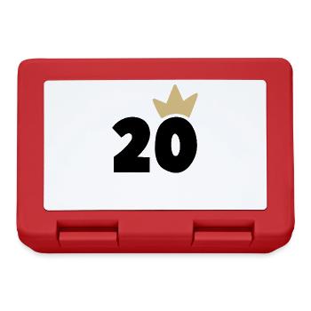 20 crown number 30 - Lunchbox - red - Front