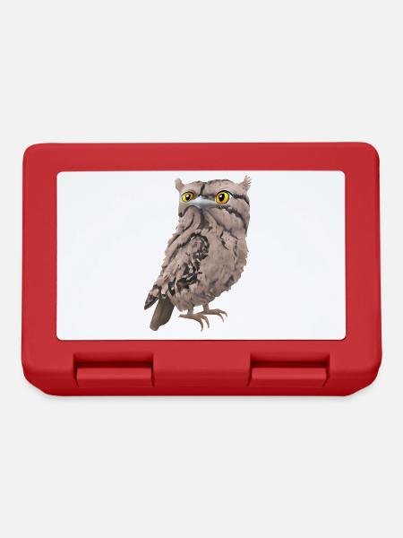 Potoo - der Nachtjäger - Brotdose - Rot