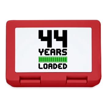 44 Years Loaded 44th Birthday - Lunchbox - red - Front