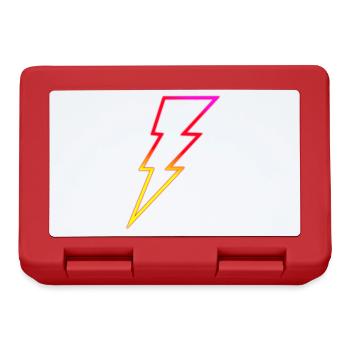 Foudre - Boîte à goûter - rouge - Devant