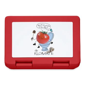 Klomate - Lunchbox - red - Front