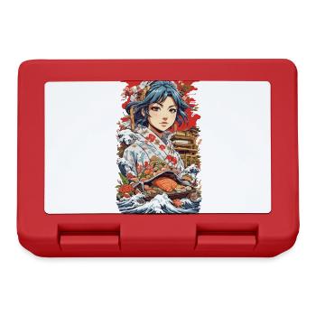Anime Sushi Aesthetics: Manga Master - Lunchbox - red - Front