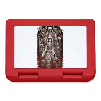 Occult Anime Gothic Streetwear Design - Lunchbox - red - Front