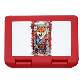 Japon Shiba Dog Chiens asiatiques Esthétique - Boîte à goûter - rouge - Devant