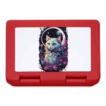 Magical Gothic Pastel Cat - E-Kids Style - Lunchbox - red - Front