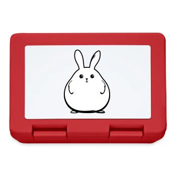 Bunny Funny Easter - Lunchbox - red - Front