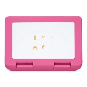 Ce que je fais pendant mon temps libre(judo) - Boîte à goûter - rose - Devant