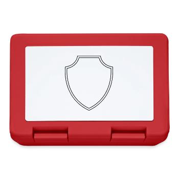 Coat of arms shield empty - Lunchbox - red - Front