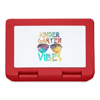 Maternelle Vibes Enseignante de maternelle - Boîte à goûter - rouge - Devant