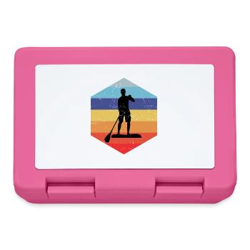 Sup Standup Paddeln Stand Up Paddel Jungen Herren - Brotdose - Pink - Vorne