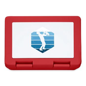 Saxophone Sax Saxophonist Men Boys - Lunchbox - red - Front