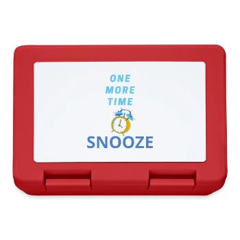 SNOOZE - Brotdose - Rot - Vorne