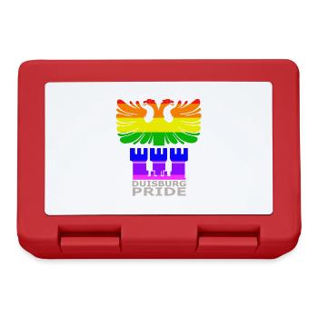 Duisburg Adler Coat of Arms CSD Rainbow Colors Pride - Lunchbox - red - Front