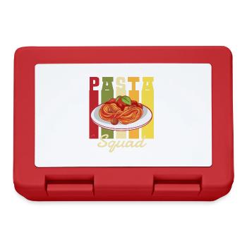 Pasta Squad Noodles Liebhaber italienischer - Brotdose - Rot - Vorne