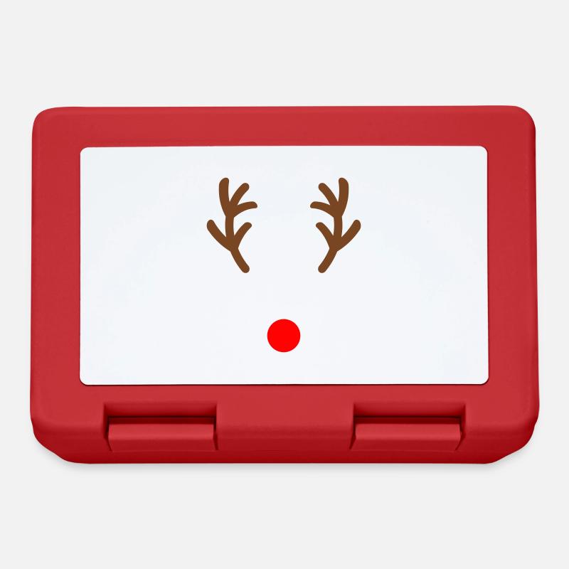 Rudolph Name frame - Lunchbox - red