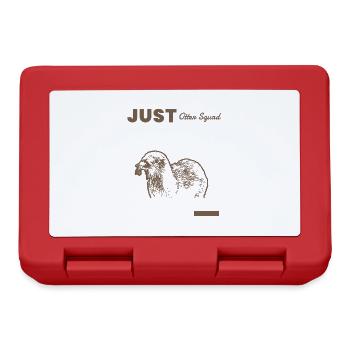 Anotter Otter Ironic Cute Sea Otter Wild Animal - Lunchbox - red - Front