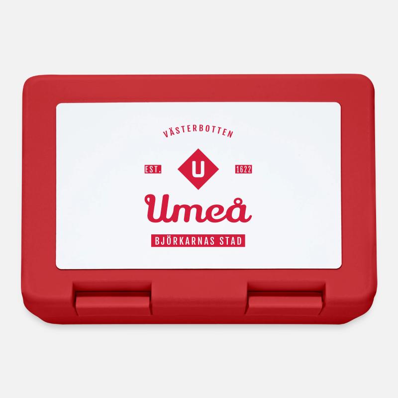 Umeå, Västerbotten. - Lunchbox - red
