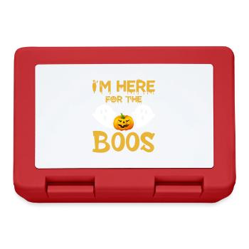 Halloween Funny Man Woman - Lunchbox - red - Front