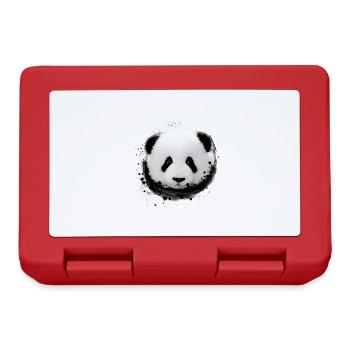 Panda, ours panda, ours, graffiti, pandabababy - Boîte à goûter - rouge - Devant