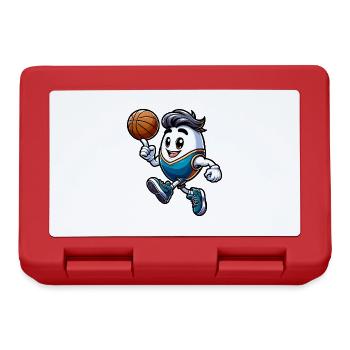 Easter Basketball Egg Sporty Easter Egg Decoration - Lunchbox - red - Front