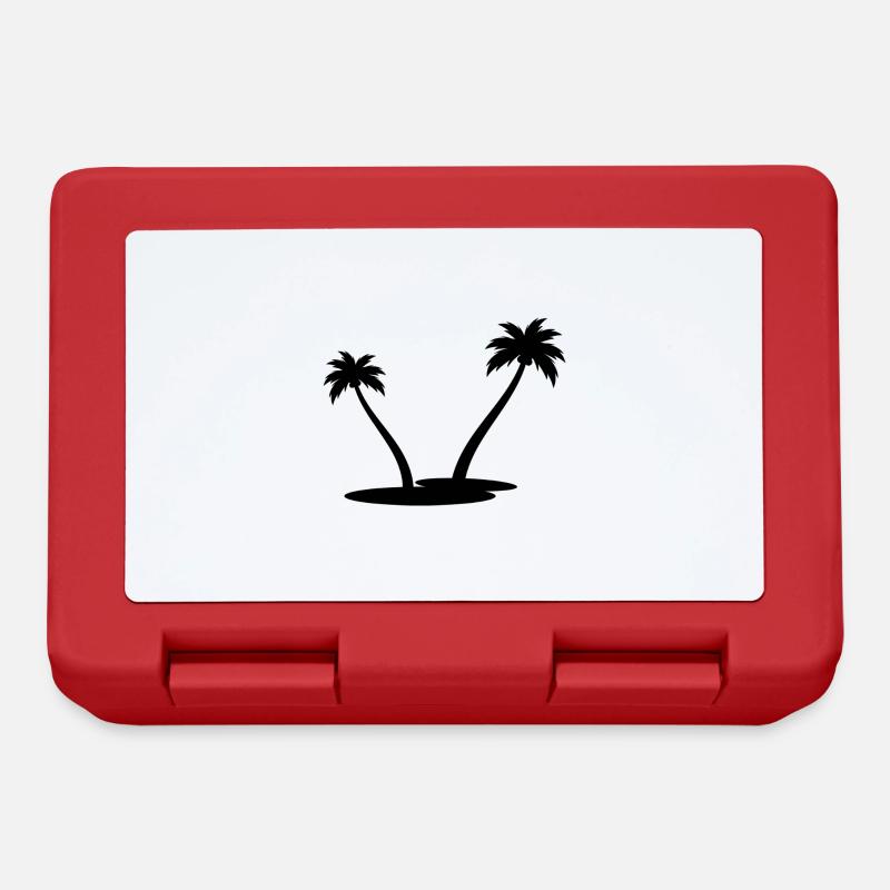 Palm Beach Vacances - Boîte à goûter - rouge