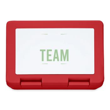 Xmas Team - Brotdose - Rot - Vorne