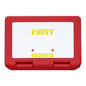 Malle Party Crew - Lunchbox - red - Front