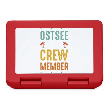 Ostsee Party Crew - Brotdose - Rot - Vorne